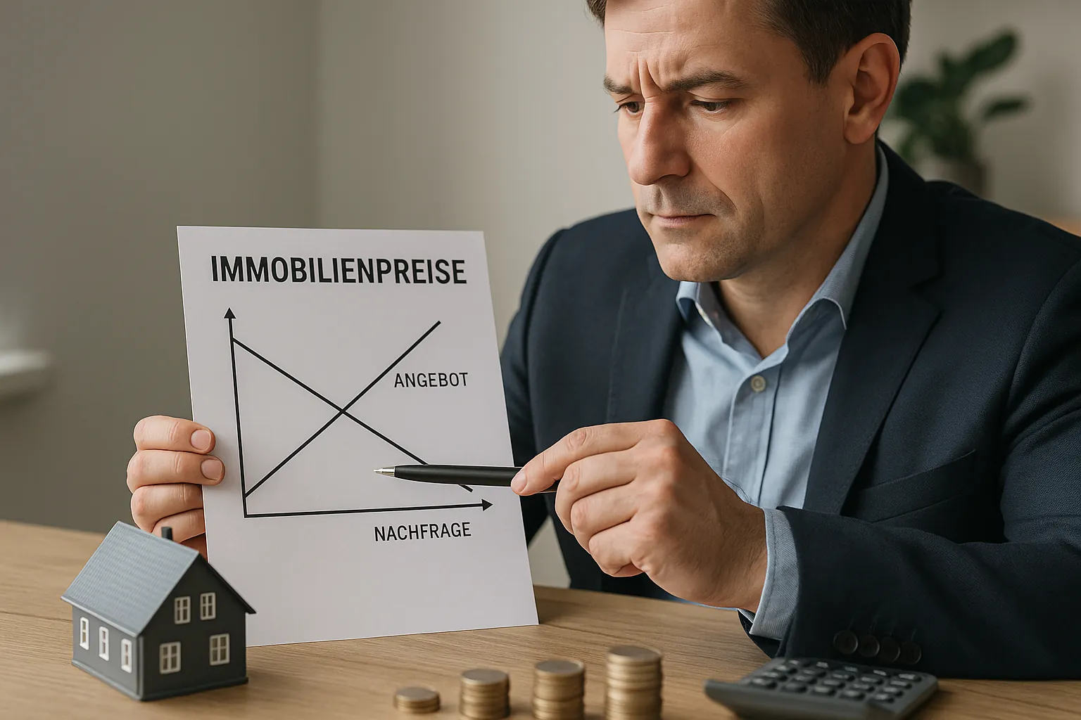 Slug: immobilienpreise-bonn-angebot-nachfrage-risiken

Meta Title: Immobilienpreise Bonn: Risiken bei Angebot & Nachfrage

Meta Description: Warum Verkäufer in Bonn häufig falsche Preise ansetzen. Wir zeigen die größten Fehler bei Angebot und Nachfrage. Jetzt Risiken vermeiden! bitte ein realistisches, dezentes, professionell seriöses bild für diesen blog. Preise Angebot und Nachfrage themenpassend